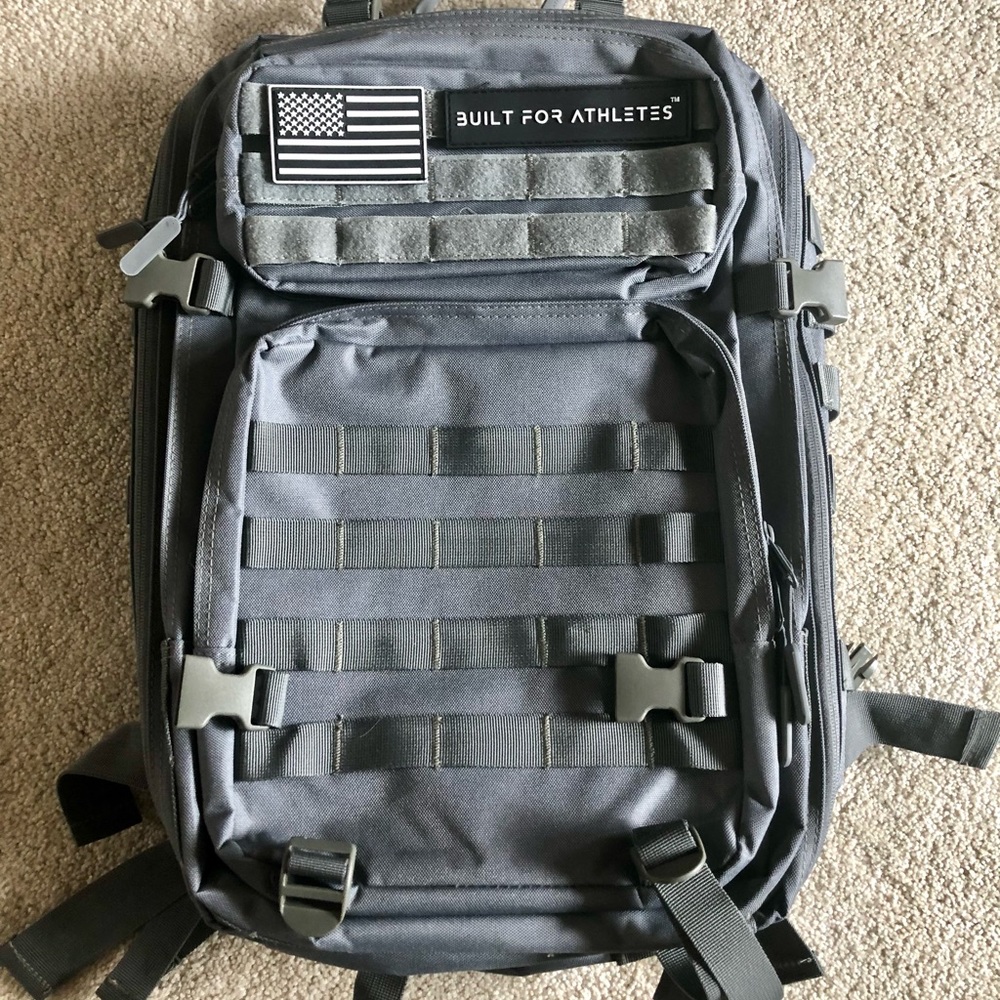 Sturdy Gray Rucksack (Built for Athletes)